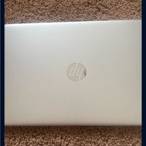 HP Sleek Silver Laptop